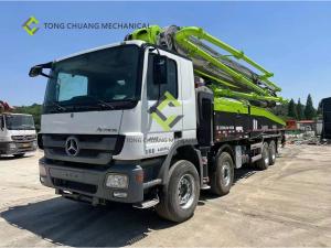 Re-Manufactured Used Concrete Boom Trucks 56 Meter Mounted Concrete Pump