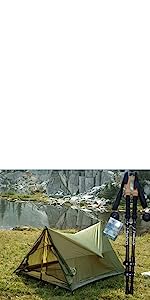 Outdoor ornaments Army Camping Tent, Easy Setup Outdoor Tents Water Resistant Lightweight Portable Backpacking