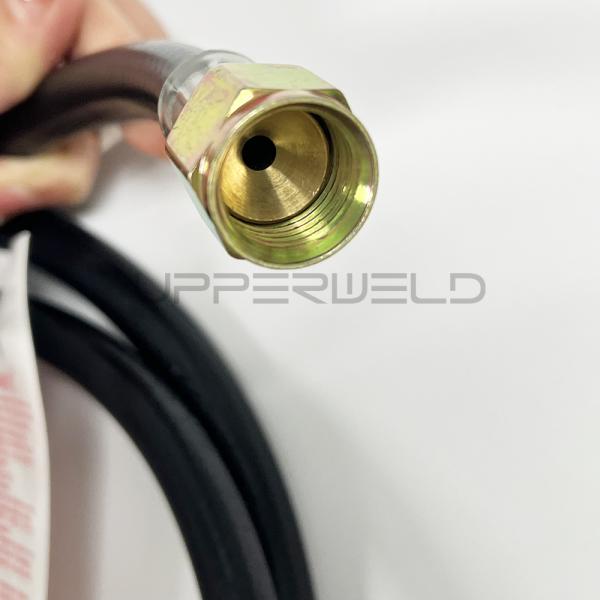 Regulador de propano de antorcha de soldadura de goma 0-5PSI Ajustable con manguera y válvula de GLP de 5FT