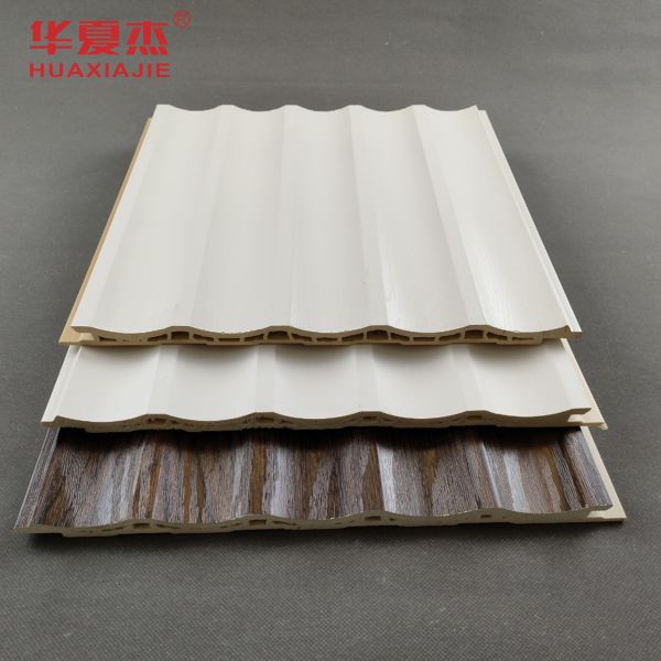Modern Laminated Surface WPC Wall Panel Waterproof Eco-friendly Wood-Plastic Composite Wall Cladding