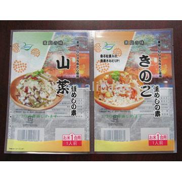 Жара мешка алюминиевой фольги - мешок еды упаковки уплотнения, вакуумирует пластичный мешок с умирает ручка отрезка