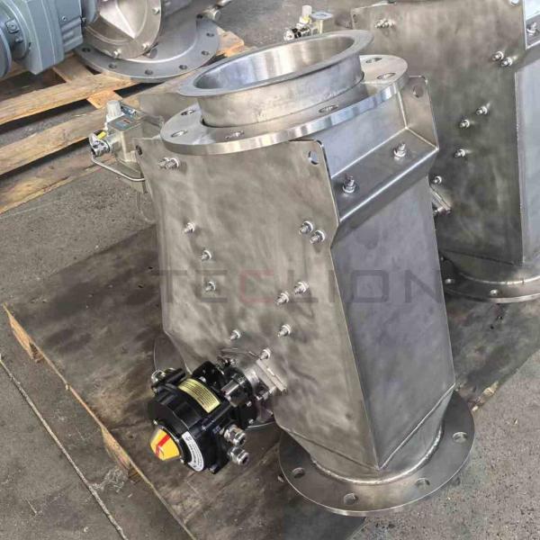 Valve de détournement en acier inoxydable à alimentation par gravité de la plaque d'avalanche