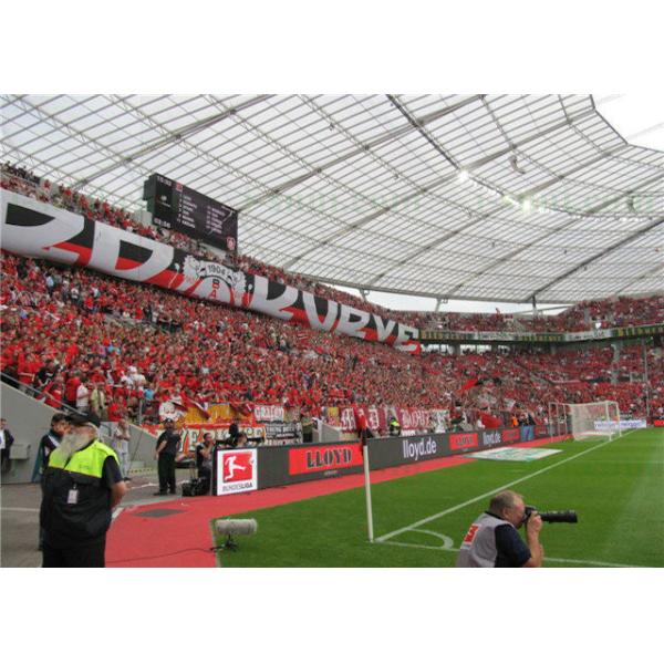 Football Stadium Perimeter Led Display Outdoor P10 Ip65 With Aluminum Cabinet