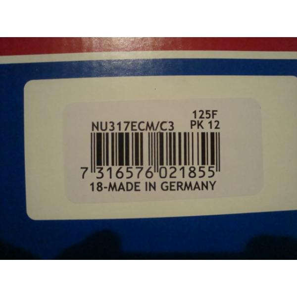 SKF NU317ECM Cylindrical Roller Bearing Single Row For Rolling Mill 85 x 180 x 41 MM