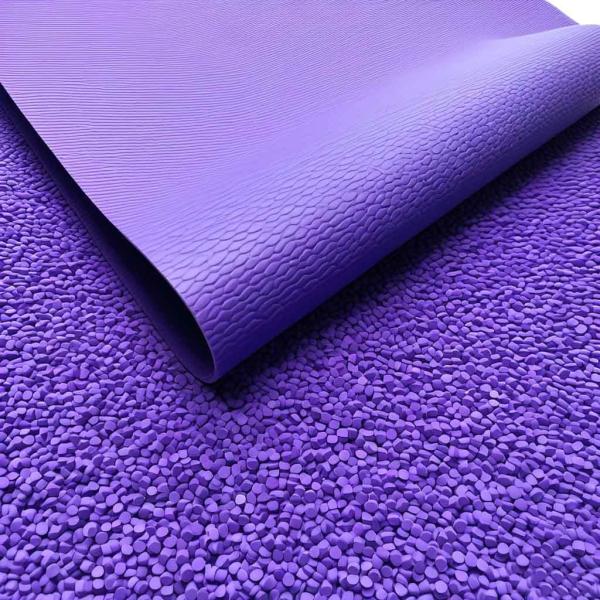 Purple Colour Dispersion EVA Masterbatch Foaming Products Custom
