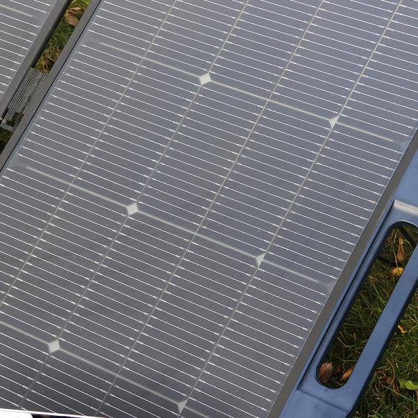 Kit de paneles solares plegables de 125 mmx125 mm portátil para acampar al aire libre