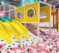 Commercial Soft Play Equipment Amusing Kids Slide Modern Indoor Theme Park Playground