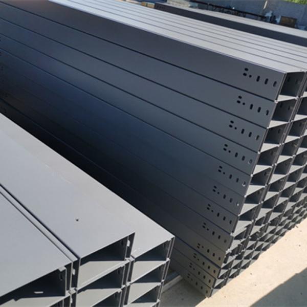 Polymer Flame Retardant Materials Fireproof Cable Tray for Easy Installation Steel Construction