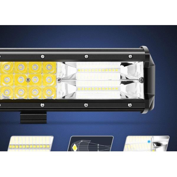 180W 12 Inch Auto Pickup Led Light Bar 6063 Stainless Steel Material