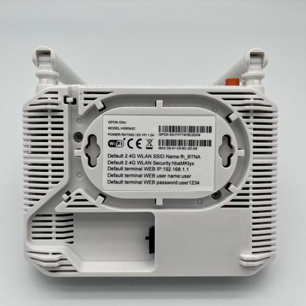 Волокно ONU HG6543C 2.4GWifi GPON ONU 1GE 3FE 1POTS 2.4G XPON ONT модема портов FTTH GPON ONT HG6543C 4