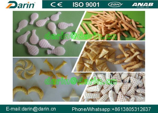 Full automatic Fried 3D Papad pellet Snacks food extruder machine production line