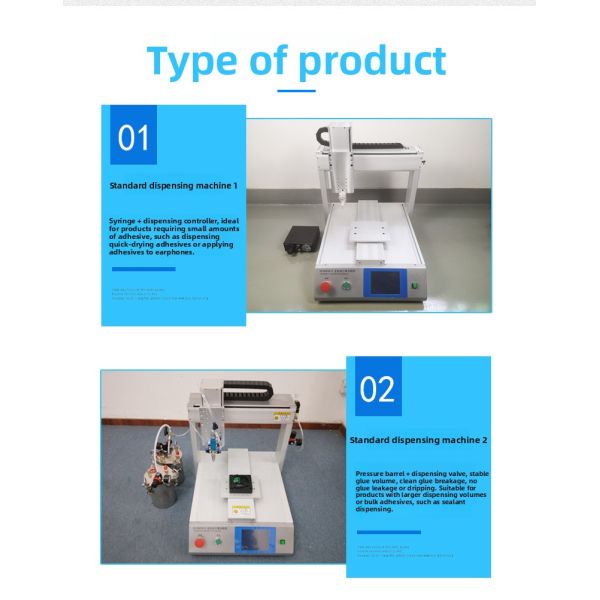 Visual Three-four-five Axis Silicone Paint Epoxy Resin Pu Uv Pvc Ab Hot Melt Doming Led Automatic Glue Dispensing Machine