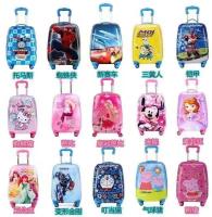 Multicolor Children Pull Along Maleta 30L com alça telescópica