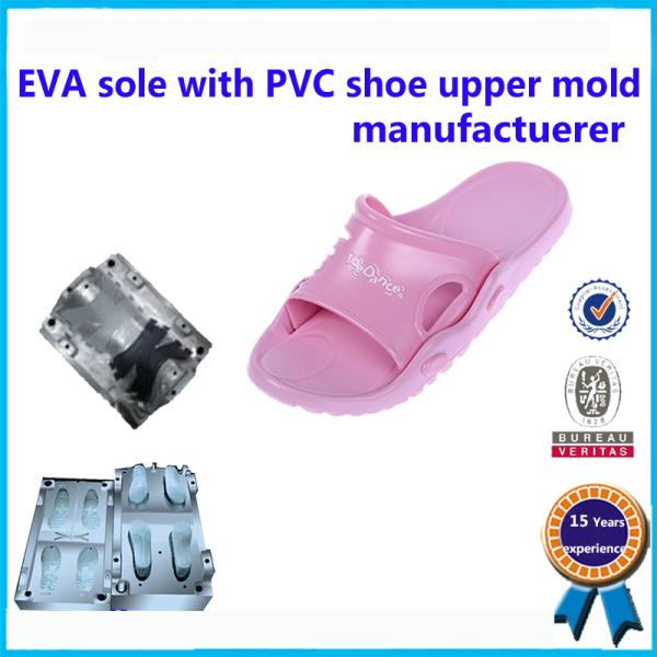 Two Color EVA Mould Durable Aluminum / Steel Sandal Shoe  Mould