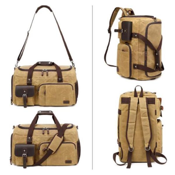 Large Capacity Garment Luggage Duffle Overnight Casual Gym Weekender Sports Canvas Duffel Bags