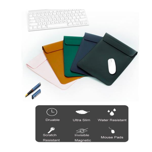 Synthetic Leather Laptop Bag Sleeves Multifunctional Ultra Slim