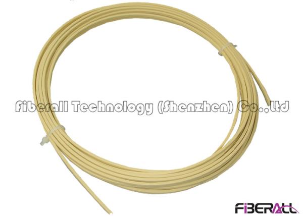FTTH Fiber To The Home Fiber Optic Drop Cable 2 Cores With ARP LSZH Yellow