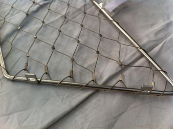 Custom Size Stair Barrier Decorative Nets Stainless Steel High Durability Heat Resisting
