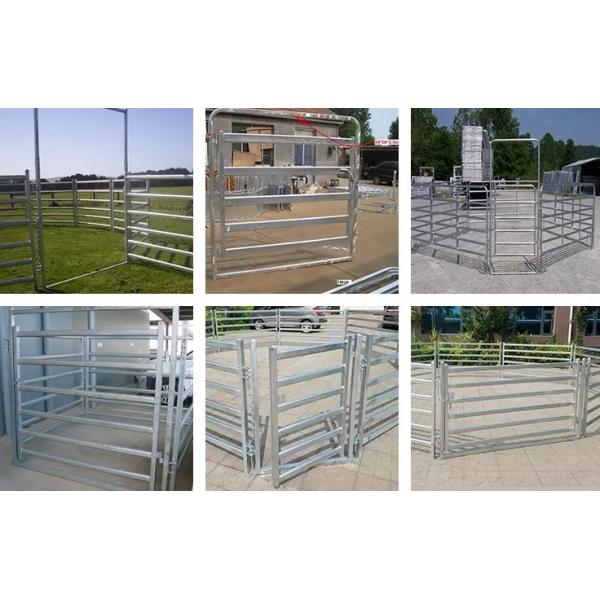 Round Tube Welded Zinc Coated Livestock Fence Panels