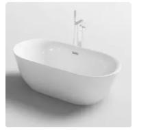 Banheira de banho sanitária para banheiros pequenos
