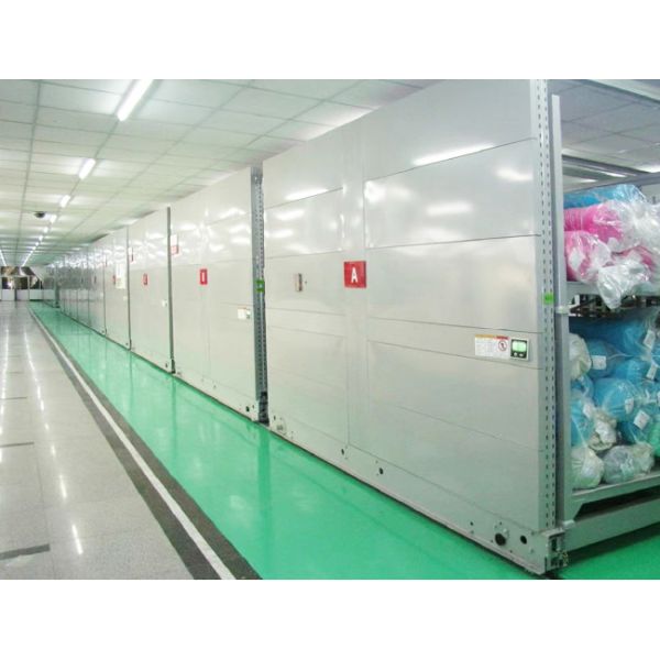 Electric Mobile Rack Rail-Guided Ground Track Guidance Closed Type  Electric Powered Motorized Mobile Heavy Duty Pallet Racking