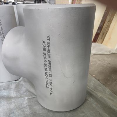 DN15-DN100 Reducing Socket Pipe Fittings Stainless Steel Equal Tee Large Diameter