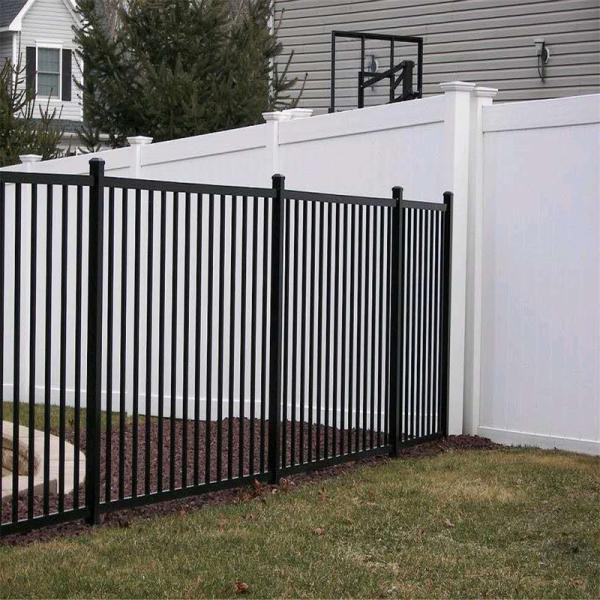 600-2000mm Tubular Metal Fence Aluminium Tubular Fencing Hot Dipped Galvanized