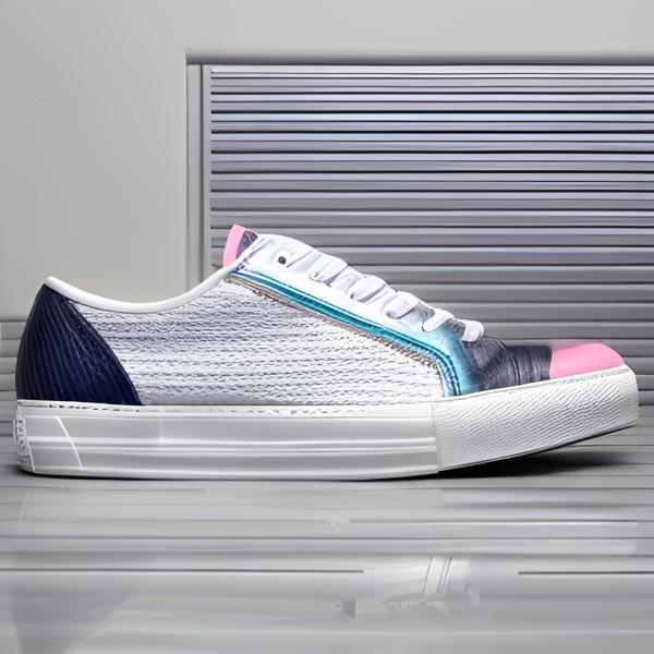 Biodegradable Women's Lace Up Shoes Rubber Outsole  Lining