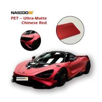 Protección contra la corrosión Película de envoltura de color ultra-mate Chino Rojo Seco Aplicación de color PET