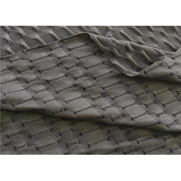 Anticrease Plain Style 150D Polyester Spandex Fabric For Yoga