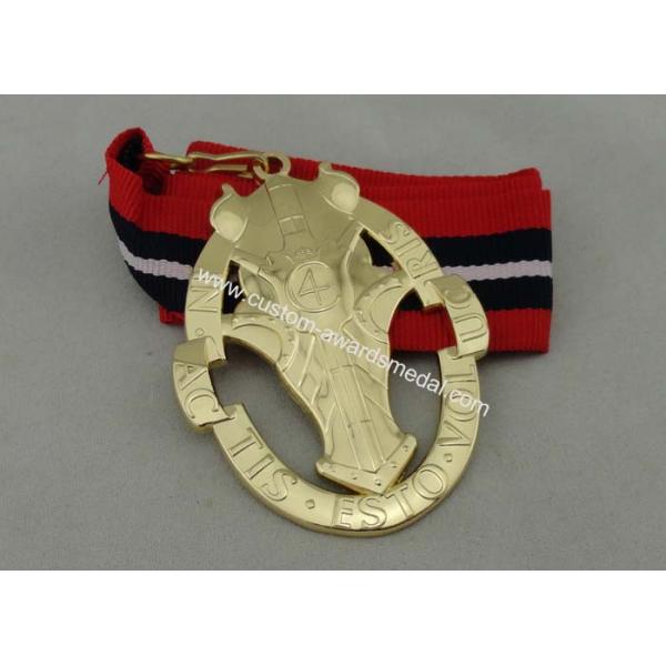 Demark Die Cast Medal for Running 3D with Zinc Alloy Gold plating