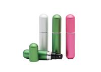 A cor brilhante 5ml perfuma a garrafa Mini Spray de alumínio do atomizador do verificador