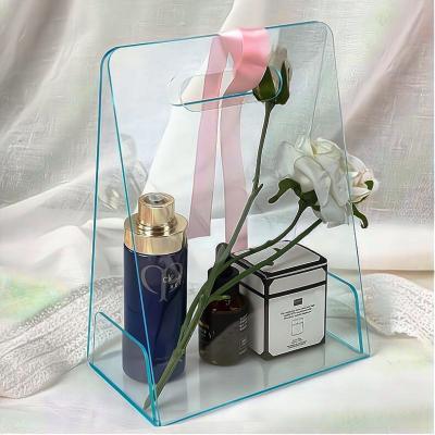 Vaso de flores acrílicas de cor personalizada para casamento