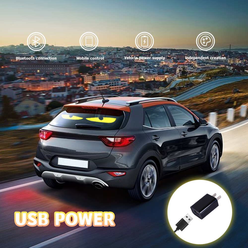 Customizable Size Truck Car Window Led Display Multi Color Control 10W 5V 12A