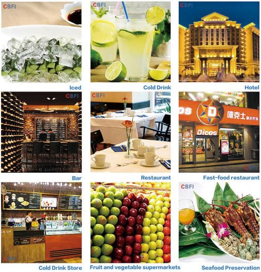 El aire se refrescó/máquina refrigerada por agua del tubo del hielo con la válvula electromagnética de Italia Castel