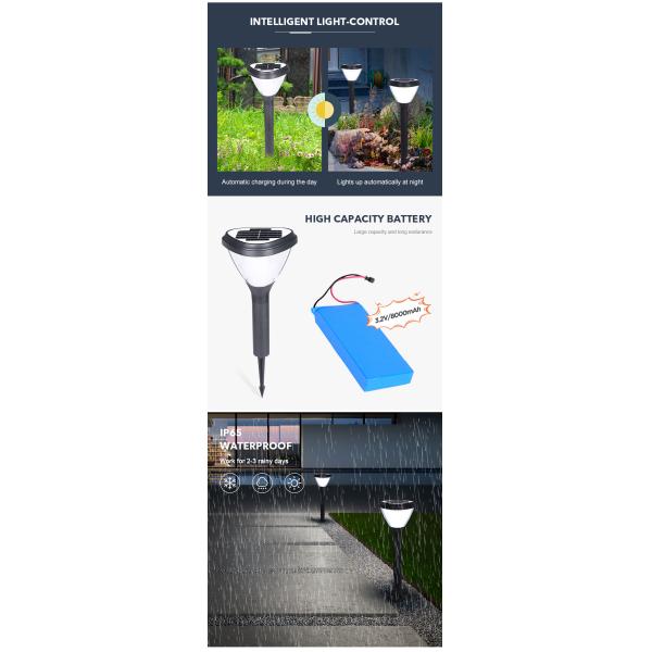 5V 4.5W треугольник светодиодные солнечные светофоры солнечный пик свет для парка дворов виллы