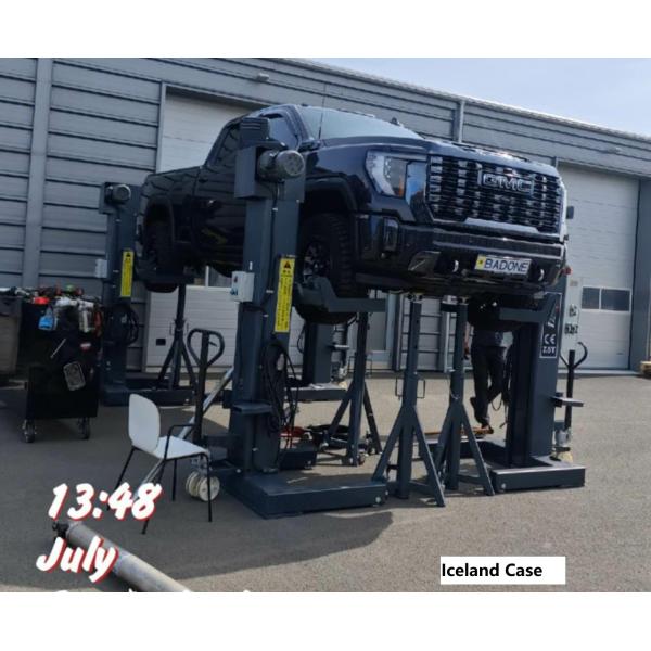 AA4C 20T 30T Механический винтовой тяжеловесный автобусный грузовик подъемник подвижной 4 пост грузовик подъемник комбинированный