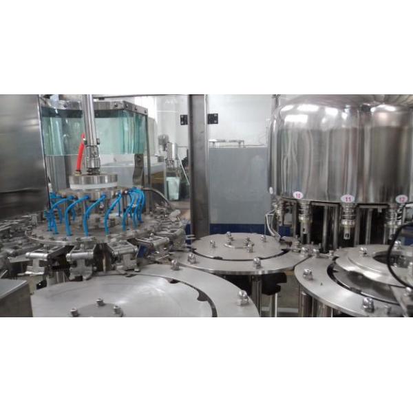 12 Filling Heads Automatic Milk 1000 BPH Filling Line