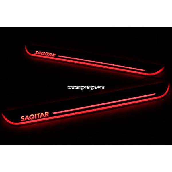 Volkswagen Sagitar car welcome light led Moving Door sill Scuff Pedal Lights