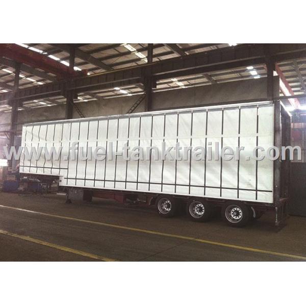 Air Suspension Curtain Van Trailer Easy Assembly Extra Durability Designed