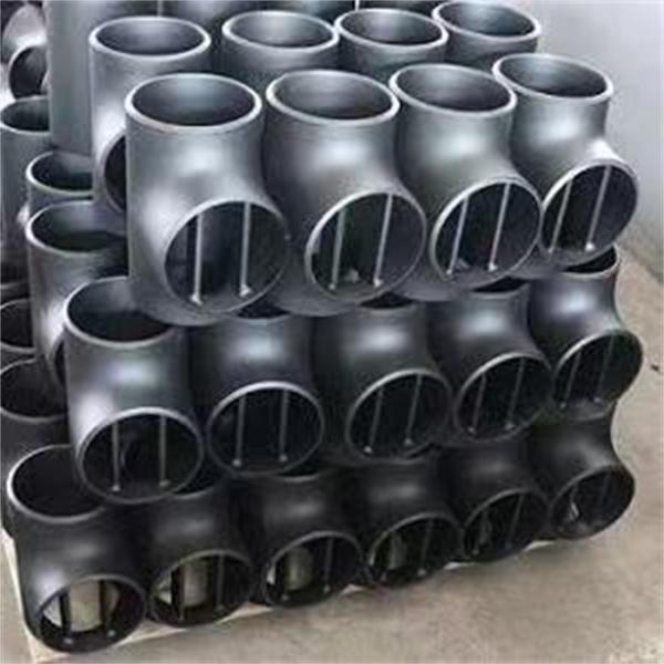 Ansi A860 Wphy Reducing Barred Tee Black Painting Butt Weld