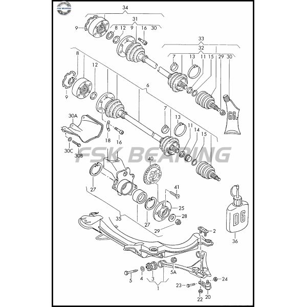 Hub Wheel Shell Shaft Head 18D498625A For Volkswagen New Lavida Skoda Comi17