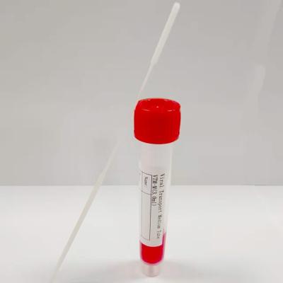 IiLO Consumíveis médicos descartáveis ​​150 mm meio de transporte universal cotonete saliva