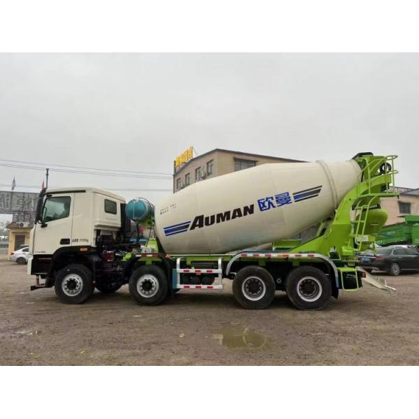 High Load Moment 12 Cubic Concrete Mixer Truck for Building Material Shops Efficiency