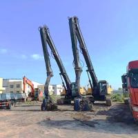 20-85T Excavadora motorista de pilha braço longo Boom com motorista de pilha martelo
