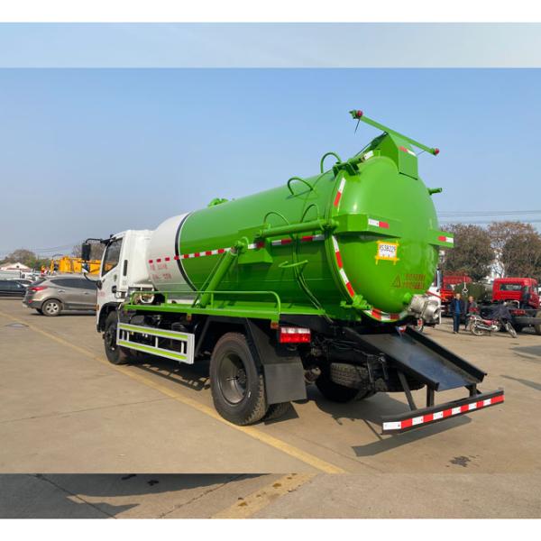 Customized  4*2 Cheapest Price Mini  5000 Liters 8000 Litets  Vacuum Truck Sewage Suction and Septic Tanker
