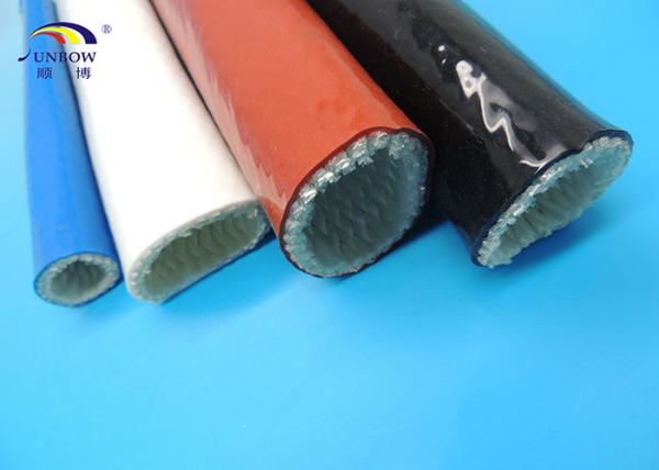 Flame Retardant Fireproof Sleeve Fireproof fiberglass sleeving coated silicone rubber