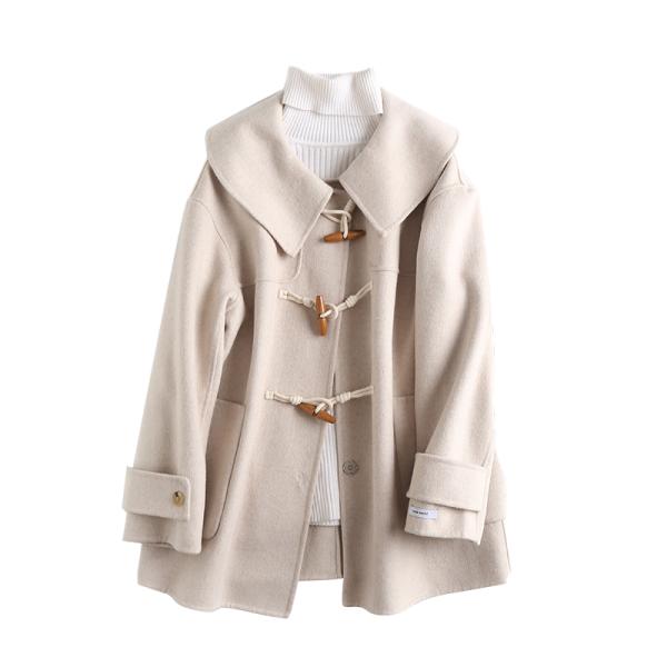 Рычаг одиночного отверстия винтажный естественный деревянный застегивает для пальто