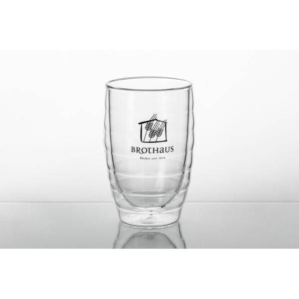 Clear Heat Resistant Double Insulated Glass Coffee Cups 275ml Hand Blown 9 Oz