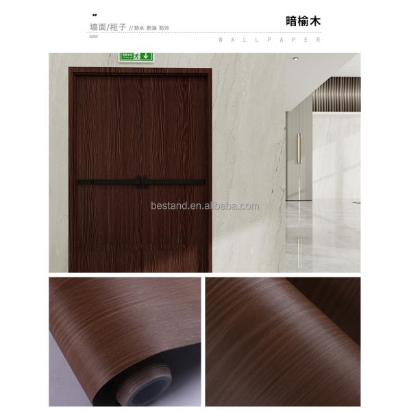 Wood Grain PVC Lamination Film for Furniture Wall Floor Protection 122cm Width * 50m